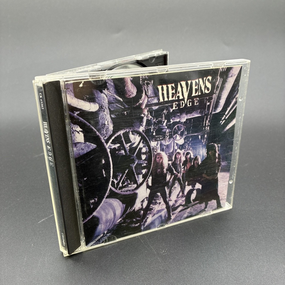Heaven's Edge Self Titled CD 1990 Columbia Records Glam Hair Metal OOP